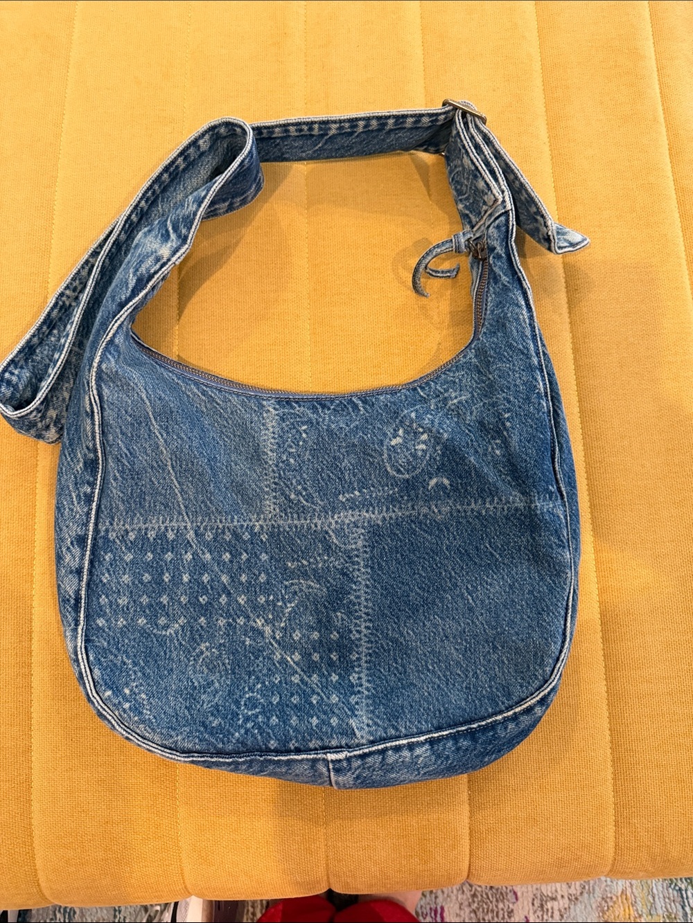 Spell Road Trip Denim Bandana Hobo Bag - Picture 3 of 9